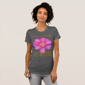 アラバマ準州の花 サザンカ Tシャツ (正面フル)