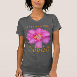 アラバマ準州の花 サザンカ Tシャツ