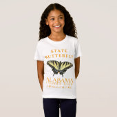 アラバマ準州の蝶 イースタンティガー・スワロウテイル Tシャツ (正面フル)