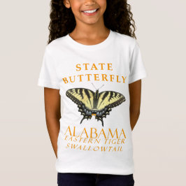 アラバマ準州の蝶 イースタンティガー・スワロウテイル Tシャツ