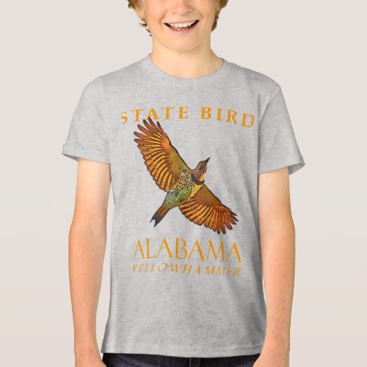 アラバマ準州の鳥 キバシリハシリ トライブレンドTシャツ (正面)
