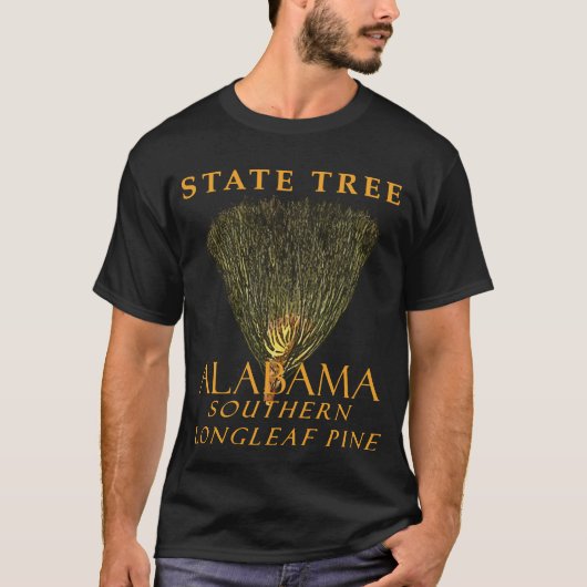 アラバマ準州 ロングリーフマツ Tシャツ (正面)