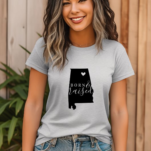 アラバマ生まれ育ちステートTシャツ Tシャツ