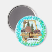 アラバマ磁石 マグネット (正面/裏面)