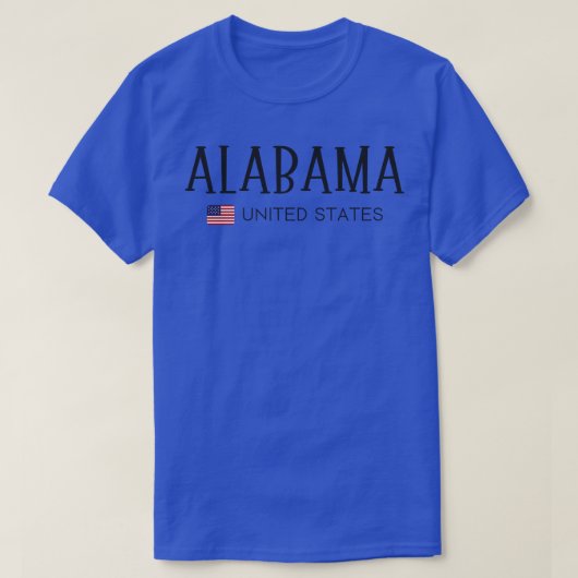 アラバマ統一された州Tシャツ Tシャツ (デザイン正面)