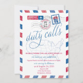 アラバマ航空メール軍隊の動きのお知らせ 案内状 (正面)