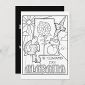 アラバマ色meカラー 招待状 (正面/裏面)