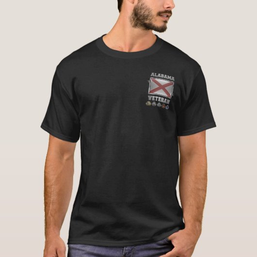 アラバマ退役軍人Tシャツ Tシャツ (正面)