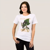 アラバマ領土の果物 ブラックベリー トライブレンドTシャツ (正面全面)