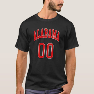 アラバマ00スポーツチームスローバックデザインアラバマ Tシャツ