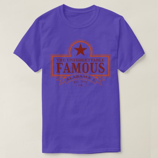 アラバマ3イングランド1995音楽D108 Tシャツ (デザイン正面)