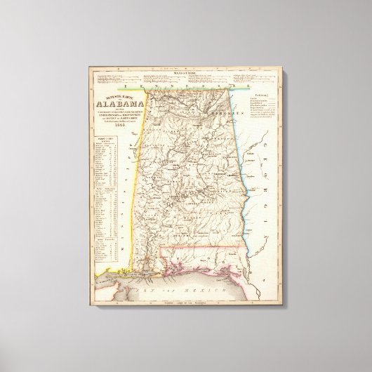 アラバマ3 キャンバスプリント (正面)