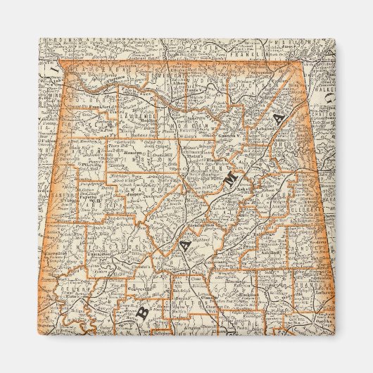 アラバマ4 マグネット (正面)