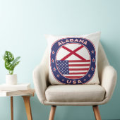 アラバマ、アラバマTシャツ、アラバマのステッカー クッション (椅子)