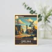 アラバマ，オペリカ |ヴィンテージ ポストカード (スタンド正面)