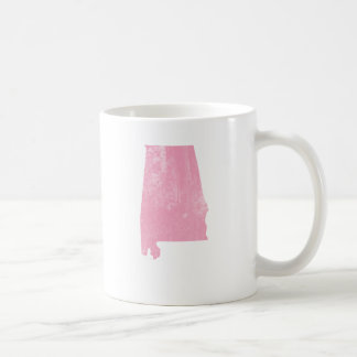 アラバマ-グランジなピンクのヴィンテージ コーヒーマグカップ
