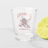 アラバマ，ザイエローファーマー州 ショットグラス (裏面)