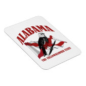 アラバマ,ザイエローファーマー州 マグネット (右側)