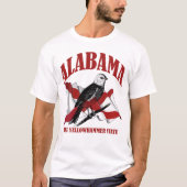 アラバマ，ザイエローファーマー州 Tシャツ (正面)