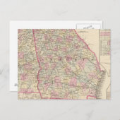 アラバマ,ジョージア ポストカード (正面/裏面)