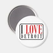 アラバマ，デトロイト マグネット (正面/裏面)