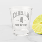 アラバマ，ハート・オブ・ディキシー ショットグラス (裏面)