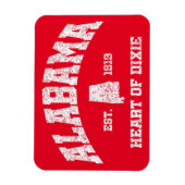 アラバマ,ハート・オブ・ディキシー マグネット (縦)