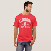 アラバマ，ハート・オブ・ディキシー Tシャツ (正面フル)