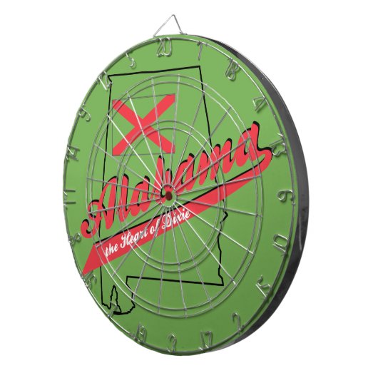 アラバマ ハート オブ ディクシー ダーツボード (正面右)