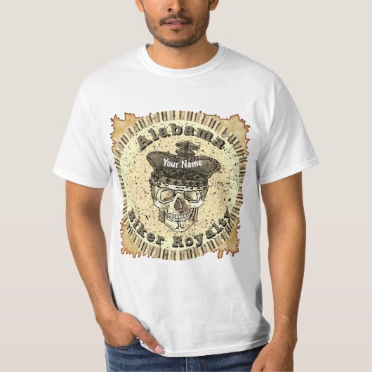 アラバマ・バイカー Tシャツ (正面)