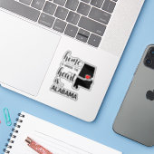 アラバマ・ホームはハート シール (ノートパソコンとiPhone)