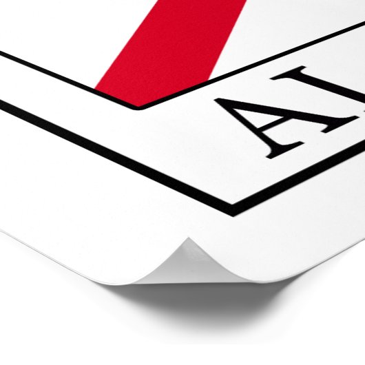 アラバマ ポスター (角)