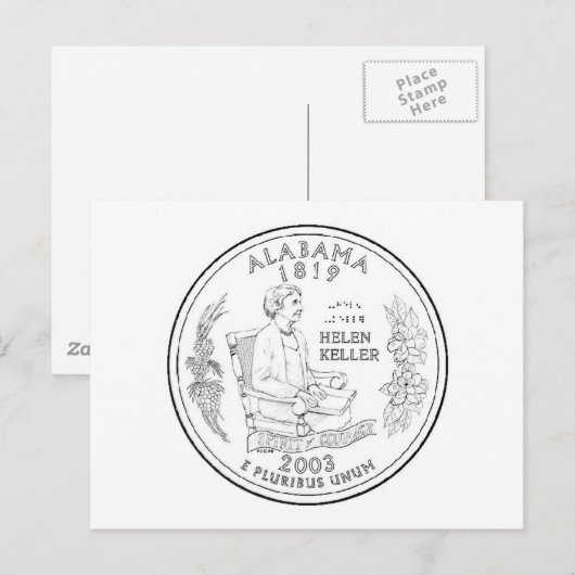 アラバマ ポストカード (正面/裏面)