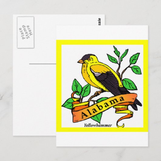 アラバマ ポストカード (正面/裏面)