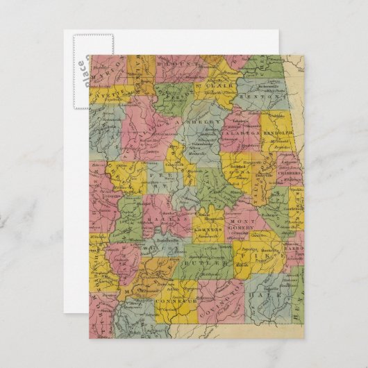 アラバマ ポストカード (正面/裏面)