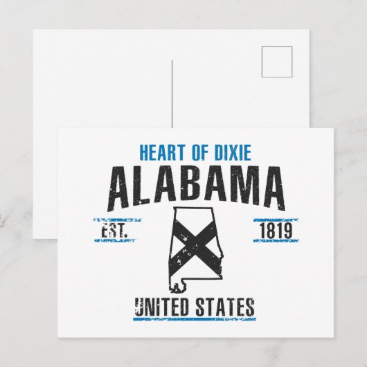 アラバマ ポストカード (正面/裏面)