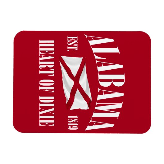 アラバマ マグネット (横)