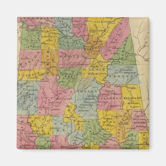 アラバマ マグネット (正面)