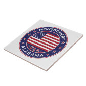 アラバマ，モンゴメリ タイル (側面)