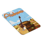 アラバマ・ヴィンテージ旅行ポスター マグネット (右側)