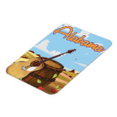 アラバマ・ヴィンテージ旅行ポスター マグネット (左側)