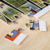 アラバマ・ヴィンテージ・トラベルからの挨拶 ジグソーパズル (側面)