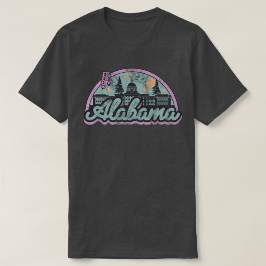 アラバマ ヴィンテージ レトロ Tシャツ (デザイン正面)