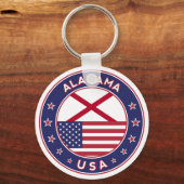 アラバマ,米国州,アラバマ キーホルダー (正面)