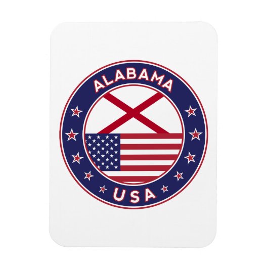 アラバマ,米国州,アラバマ マグネット (縦)