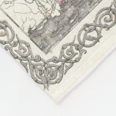 アラバマ(1855年)のヴィンテージの地図 フリースブランケット (角)