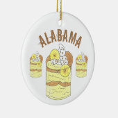 アラバマALバナナプディングソウルフードデザート セラミックオーナメント (右)