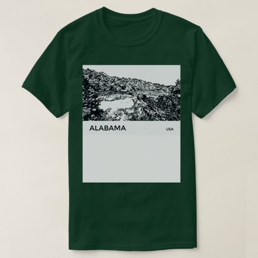 アラバマUSA Tシャツ3 Tシャツ (デザイン正面)