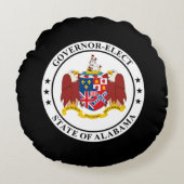 アラバ選マ州知事 ラウンドクッション (正面)