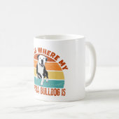 アラパハアラパハブルーブラッドブルドッグアラパハブルドッグ コーヒーマグカップ (正面右)